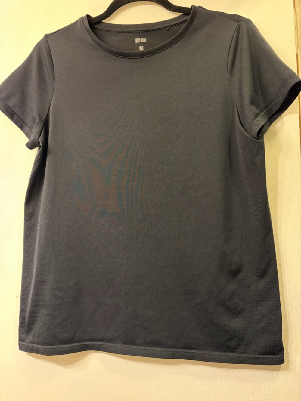 Uniqlo Black Women's Short-Sleeve Crewneck Tee